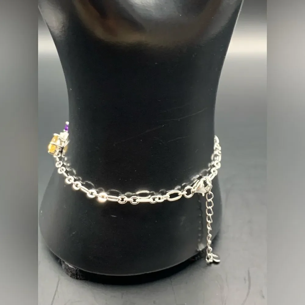 18k White Gold Plated 925 Sterling Silver bracelet